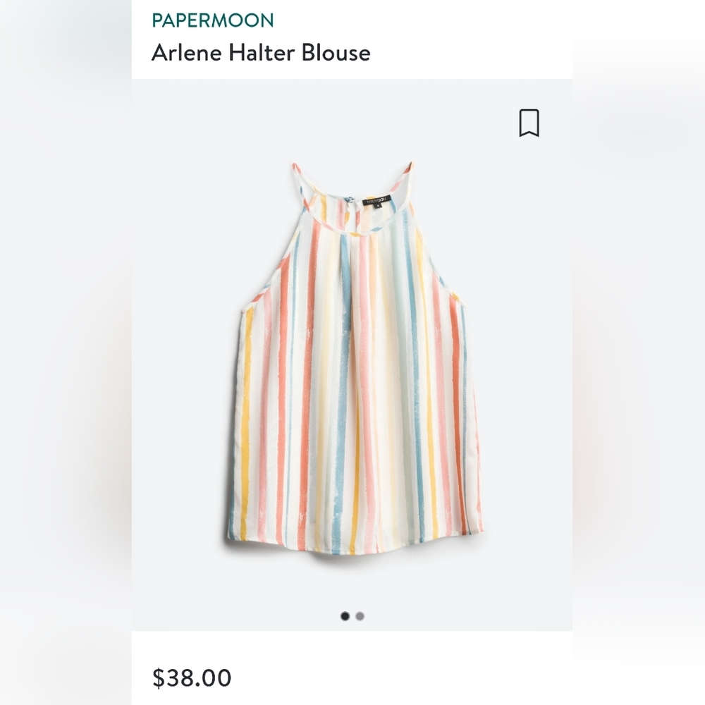 Papermoon Halter Blouse